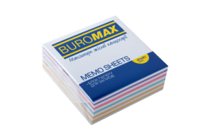 Блок бумаги для заметок Зебра 80х80 склеенный BM.2252 Buromax