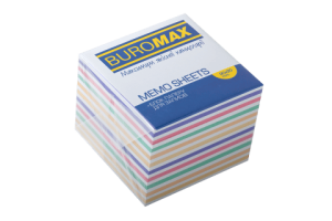Блок паперу для нотаток Зебра 90х90 несклеенный BM.2269 Buromax