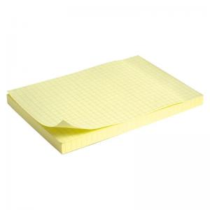 Блок бумаги с липким слоем 100x150 мм 100 л Delta D3330 желтый