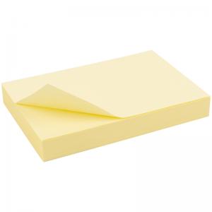 Блок бумаги с липким слоем 50x75 мм 100 листов Delta D3312-01 желтый