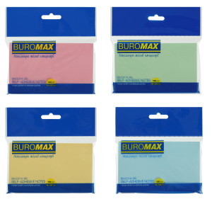 Блок для заміток 76х127 мм асорті BM.2314-99 Buromax