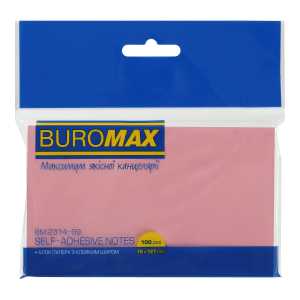 Блок для заметок 76х127 мм ассорти BM.2314-99 Buromax