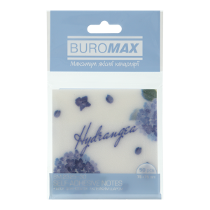 Блок пластиковый для заметок Buromax с клейким слоем ARABESKI 50x75мм 50 л BM.2325-31