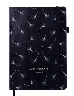 Блокнот деловой RELAX А5, 96 листов, точка, искуственная кожа BUROMAX BM.295320