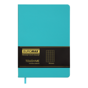 Блокнот деловой А5 TOUCH ME L2U 96 листов в клетку искусственная кожа Buromax BM.295102