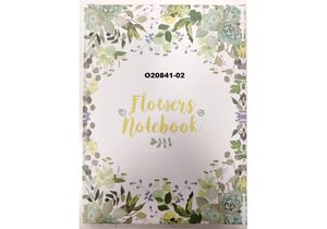 Блокнот Flowers Nonebook А5 80 ст., обложка полноцветная ламини Optima O20841 - Фото 1