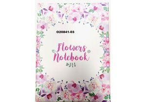 Блокнот Flowers Nonebook А5 80 ст., обкладинка повнокольорова ламини Optima O20841 - Фото 2