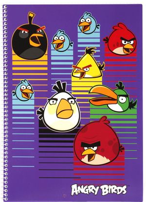 Блокнот на спирали А4 Angry Birds Cool For School AB03277 - Фото 3