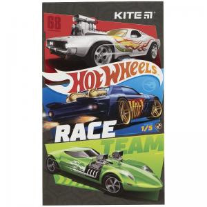 Блокнот-планшет Kite Hot Wheels в мягкой картонной обложке A6 50 листов HW21-195 - Фото 5