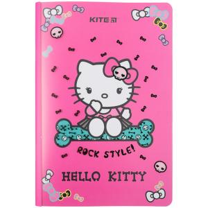 Блокнот А5+ KITE Hello Kitty HK23-460 пласт. обкл. подвійна 40 аркушів у клітинку