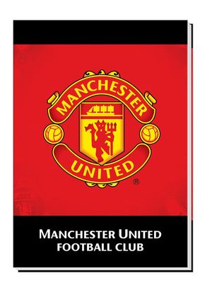 Блокнот тверд обложка 80 листов А5 - Manchester Unite Kite MU14-227K