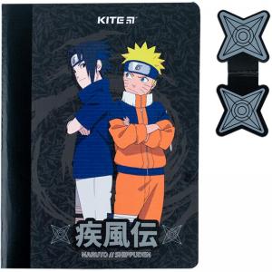 Блокнот А5 з магнітною закладкою Kite Naruto NR24-192 60 аркушів у клітинку - Фото 1