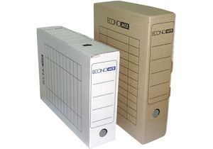 Бокс архивный картонный 80 мм Economix E32701