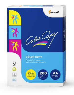 Папір Color Copy А4 200 г/м2 250л Mondi A4.200.CC