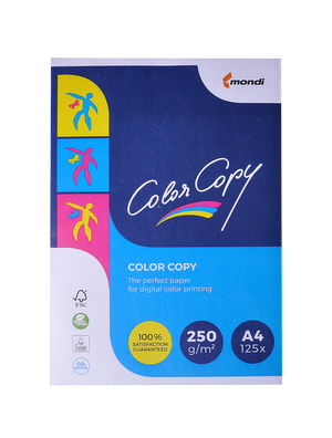 Бумага Color Copy А4 250 г/м2 125л Mondi A4.250.CC