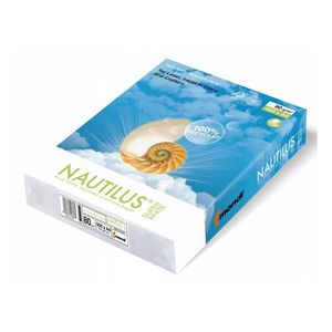 Бумага Mondi экологически чистая Nautilus Super White A4 80 г/м2 белая 500 листов A4.80.Nautilus.Super.White