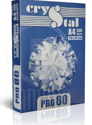 Папір офісний CRYSTAL PRO А4 80 г/м2 500 аркушів A4.80.Crystal.PRO