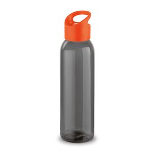 Пляшка для спорту, чорний пластик, 0.6 л, Hi!dea 94630.14