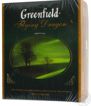 Чай зеленый Greenfield Flying Dragon 2г х 100шт gf.106442