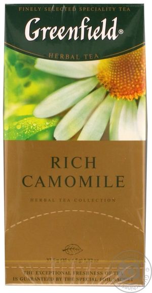 Чай трав'яний Greenfield Rich Camomile 1,5 м х 5шт
