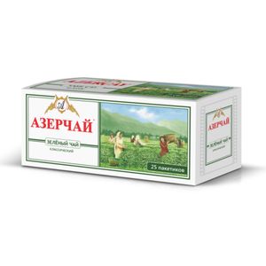 Чай зеленый Азерчай в пакетиках 25х2г A.gr.25.azerchay