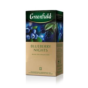 Чай черный Greenfield Blueberry Nights 25*1,5г/уп 10652873