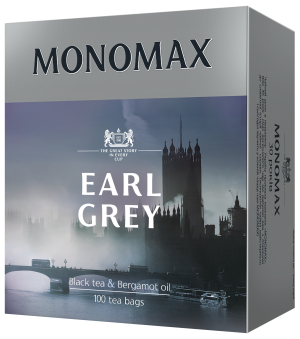 Чай чорний МОNОМАХ EARL GREY 2г*100 пакет mn.70034