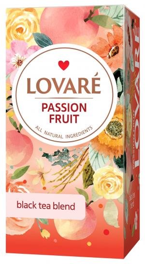 Чай чорний LOVARE Passion fruit 2г х 24шт lv.76036