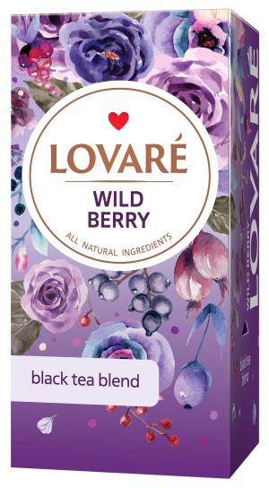 Чай чорний LOVARE Wild berry 2г х 24шт lv.72731