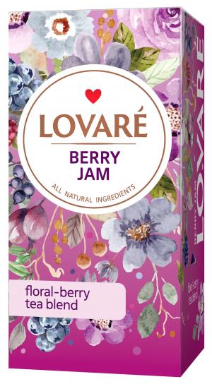 Чай цветочный LOVARE Berry Jam 1.5г х 24шт lv.72748