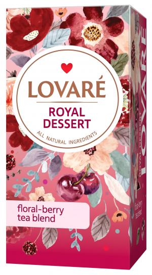 Чай квітковий LOVARE Royal Dessert 1.5г х 24шт lv.71123