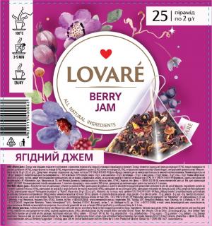 Чай цветочный LOVARE Berry Jam 2г х 25шт lv.00062