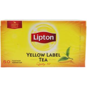 Чай Lipton Yellow Label 50*2г 1037915 - Фото 1