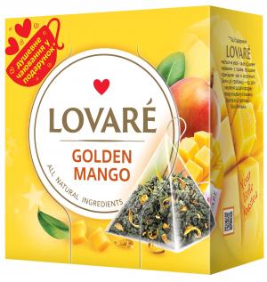Чай зелений LOVARE Golden Mango 2г х 15шт lv.74636