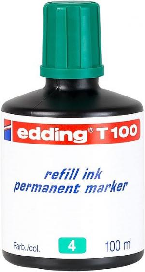 Чернила для заправки перманентных маркеров 100мл Edding e-T100