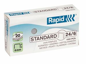 Скобы Standard 24/6 Rapid 2485