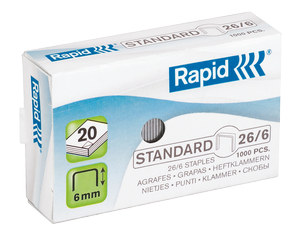 Скоби Standard 26/6 Rapid 24861