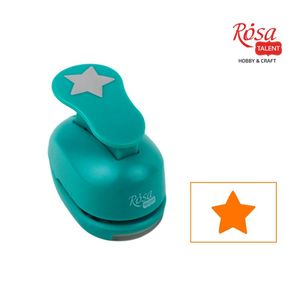Дирокол фігурний зірка, 710, 2,5 см, Rosa Talent 881009
