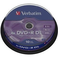 Диск Verbatim DVD-R 8.5 Gb 8 Double Layer Cake 10 d.43666 - Фото 2