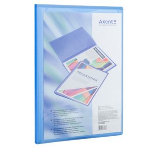 Дисплей-книга з кишенею на лицьовій стороні, А4, 20 файлів, AXENT 1020-2 - Фото 2
