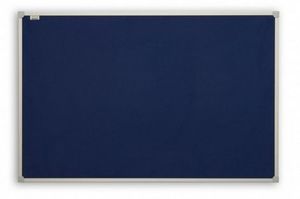 Доска текстильная синяя в алюминиевой рамке C-line 2x3 TTA1218/UA 120x180 см
