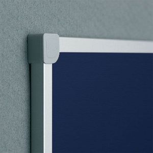 Доска текстильная синяя в алюминиевой рамке C-line 2х3 TTA129/UA 90x120 см - Фото 2