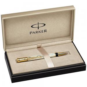 Шариковая ручка Parker Duofold Pearl and Black BP 91 632Ж - Фото 4