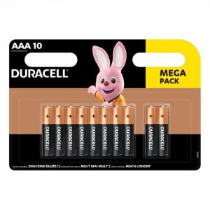 Батарейки AAA алкалінові 1.5V LR03 10шт DURAСELL Basic Бельгія 0157273