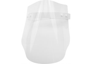 Экран-маска защитная, прозрачная, крепление на ленте кнопками ECONOMIX E30855