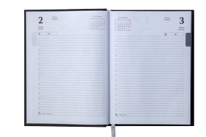 Ежедневник датированный 2019 A5 DIAMANTE Buromax BM.2157 черный - формат: а5