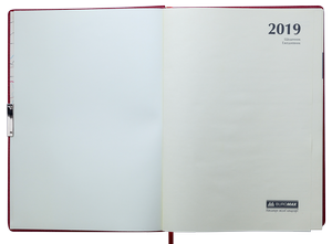 Ежедневник датированный 2019 A4 SALERNO Buromax BM.2741 - материал обложки: искусственная кожа