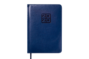 Щоденник датований 2020 BRAVO (Soft), A5, BUROMAX BM.2112 - колір: синій