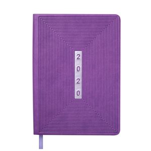 Ежедневник датированный 2020 MEANDER, A5, 336 стр., BUROMAX BM.2116 - цвет: фиолетовый