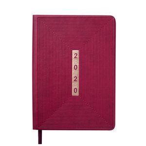 Щоденник датований 2020 MEANDER, A5, 336 стор, BUROMAX BM.2116 - колір: рожевий